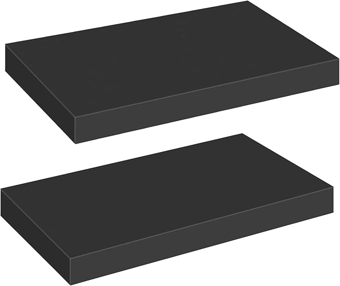 HOOBRO Floating Shelves for Wall, Wall Mounted Shelf Set of 2, 15.7" Hanging by HOOBRO