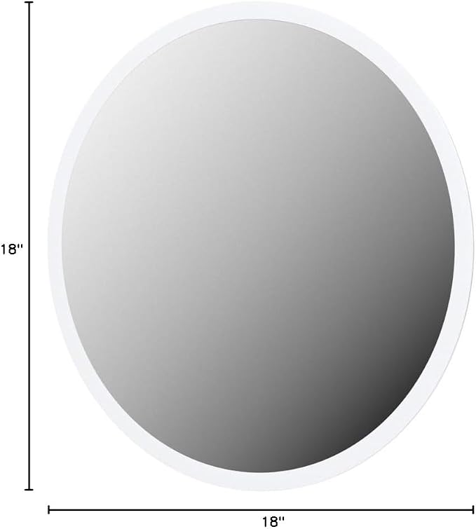 Better Bevel Frameless Round Mirror - Image 9
