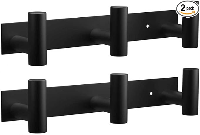 VAEHOLD Black Hat and Coat Wall Mount Rack by VAEHOLD