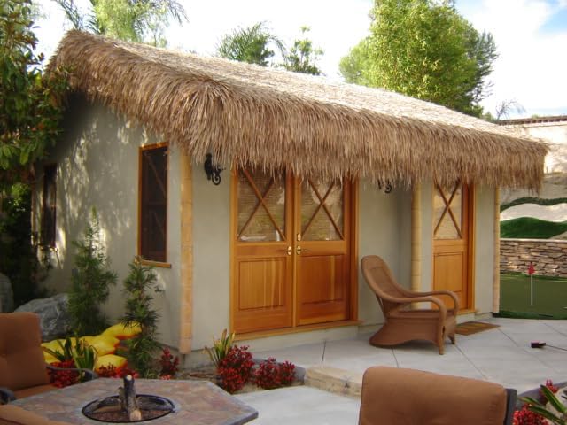 Forever Bamboo Mexican Palm Thatch Roof Runner Roll Duck Blind Grass Tiki Hut - Image 9