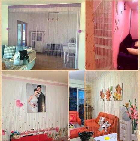 ave split Decorative Door String Curtain Wall Panel Fringe Window Room Divider - Image 7