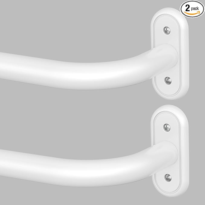 2 Pack Curtain Rods 36-120 Inch, Living Room, Sliding Door by Wolistsa