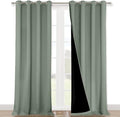 NICETOWN 100% Blackout Window Curtain Panels, Heat and Full Light Blocking by NICETOWN