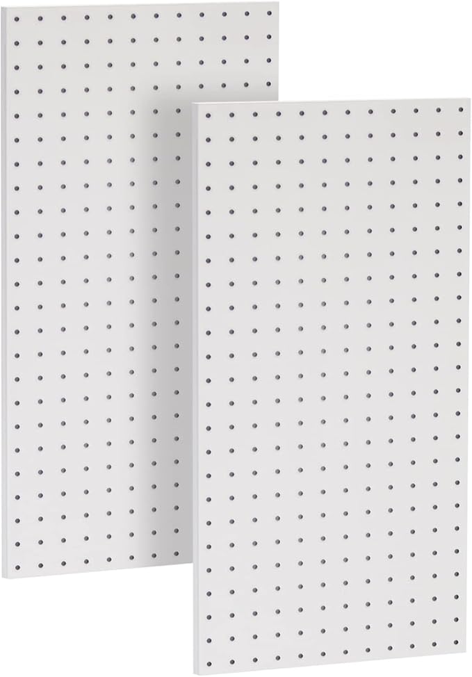 Ultrawall 2 Pcs Metal Pegboard Wall Panels, Peg Boards by UltrawallGarageToolsOrganizer