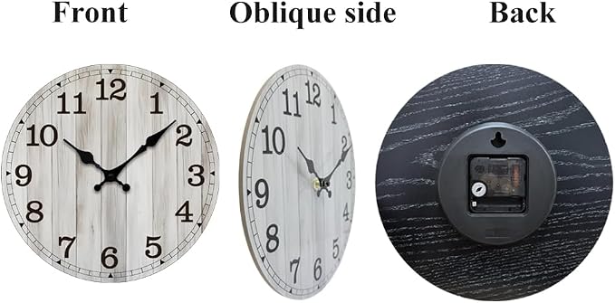 Wall Clock, Modern Wall Clocks Battery Operated, Silent Non Ticking Clock - Image 4