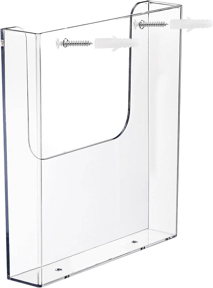3 Pack Acrylic Brochure Holder, 8.5 x 11 Inch Brochure Holder Wall Mount - Image 3
