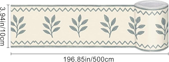 HOMETITUTE Wallpaper Border Peel and Stick Decorative Wall Trim Self Adhesive - Image 5