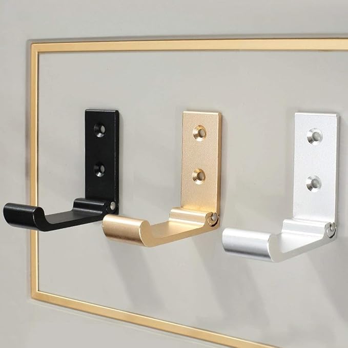 Folding Coat Hooks, Matte Black Wall Hooks - Image 5