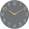 cicininc Wall Clock, 16 Inch Wooden Battery Operated Wall Clocks Silent by CICININCOfficial
