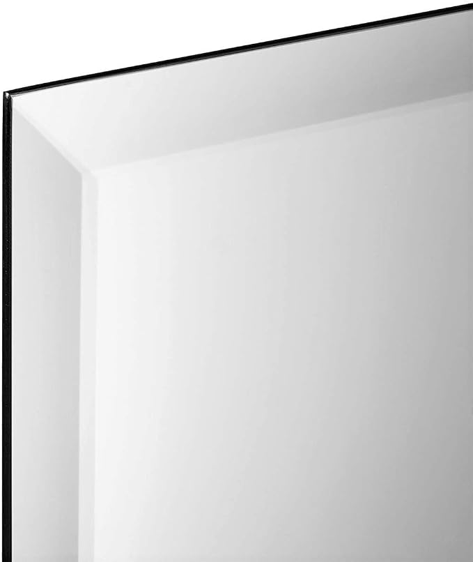 Better Bevel 12" x 48" Frameless Full-Length Rectangle Mirror | 1" Beveled Edge - Image 4
