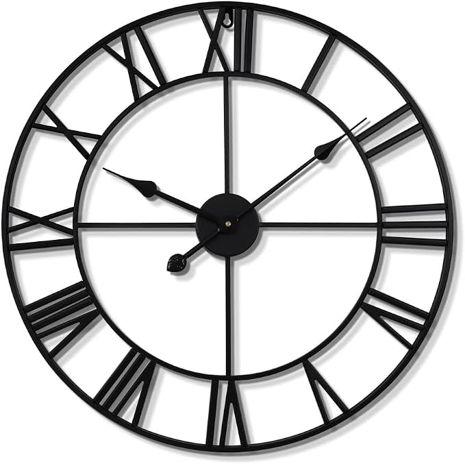 LEIKE 16" Large Wall Clocks Battery Operated, Round Modern Silent Non-Ticking - Image 9