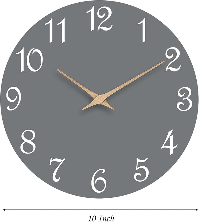 Mosewa Wall Clock Silent Non Ticking Decorative - Image 3