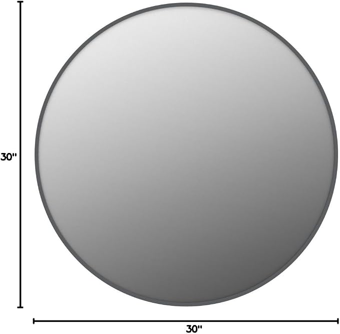 Antok 30 Inch Round Mirror for Wall, Round Bathroom Mirror, Circle Wall Mirrors - Image 9