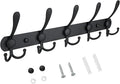 TICONN Wall Mounted Coat Rack, Five Heavy Duty Tri Hooks All Metal Construction by TICONN