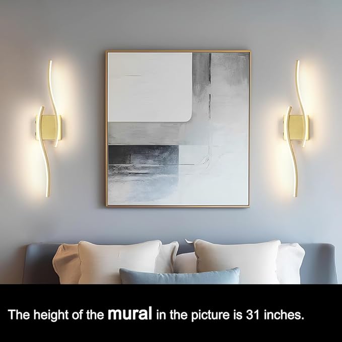 Battery Operated Wall Sconce Set of 2, Dimmable Cordless Battery Wall Sconces - Image 3