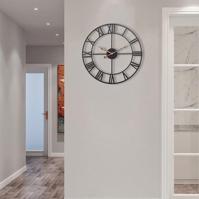 Large Industrial Wall Clock - Image 4