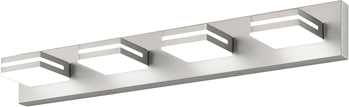 SineRise LED Modern Bathroom Vanity Light Fixtures, Brushed Nickel Modern by SINERISELIGHTING