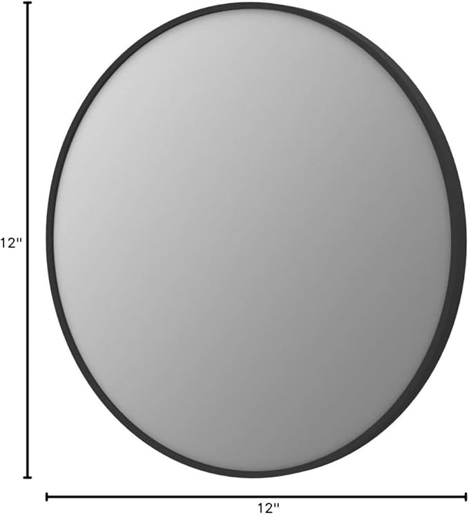 Itrue 12 Inch Small Round Decorative Wall Mirror, HD Silver-Coated Glass - Image 8