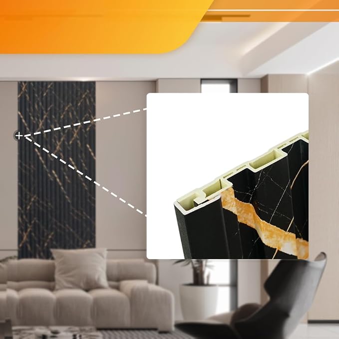 OUZUGIE 8-Pack 57 Inches, WPC Slat Wall Panel Trim, Corner Guard - Image 4