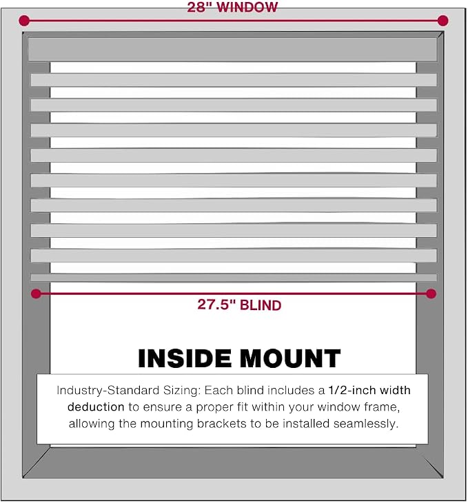 LOTUS & WINDOWARE Cordless Mini Blind, Window Blinds - Image 4