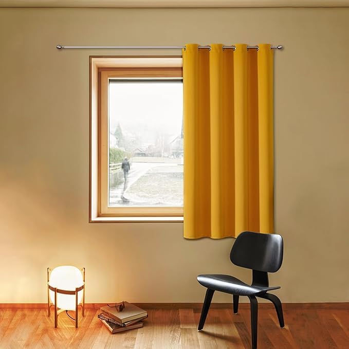 ChrisDowa Blackout Curtains 36 Inches Long by ChrisDowa