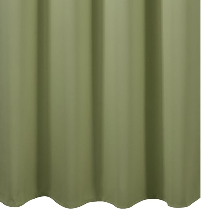 LEMOMO Sage Green Blackout Curtains 66 x 63 Inch Length/Set of 2 Curtain - Image 8
