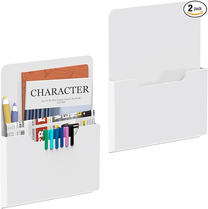 DALTACK Magnetic File Holder, Magnetic Mail and Paper Organizer by DALTACK