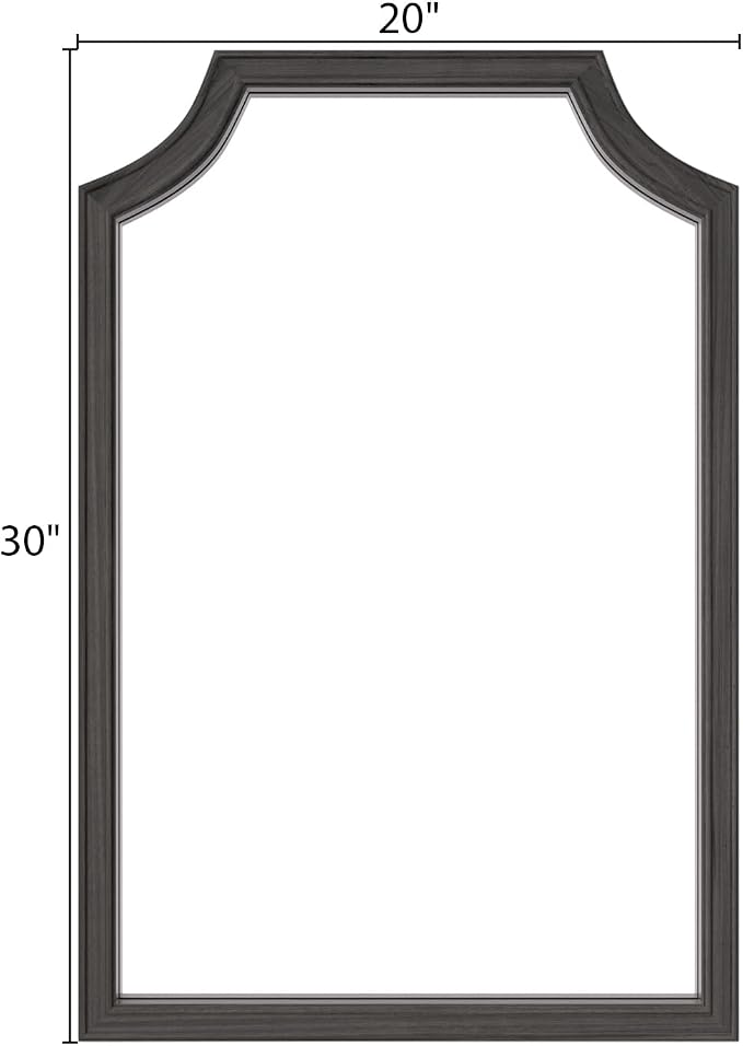 WallBeyond Scalloped Wood Mirror - Image 6