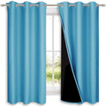 NICETOWN 100% Blackout Short Curtains by NICETOWN