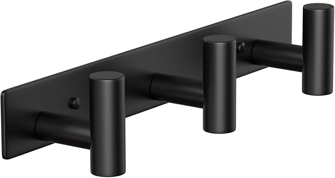 Wall Mounted Coat Rack-3 Hooks, Heavy Duty Stainless Steel Wall Hooks by VINHOLD