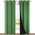 NICETOWN Blackout Curtains 84 inches Long, 2 Pieces, Forest Green, Full Light by NICETOWN