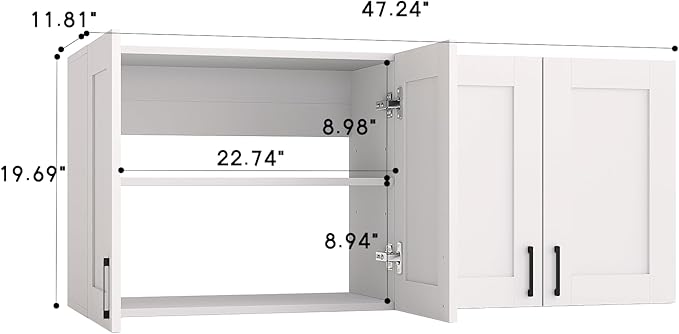 White Laundry Room Cabinets and Storage - Image 3