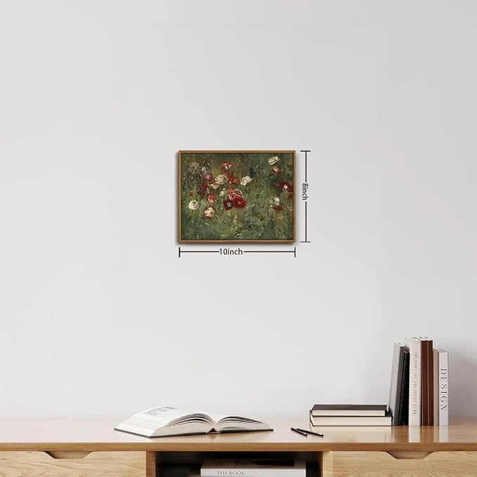 OIQArtOIQ Vintage Landscape Canvas Wall Art Framed Natural Scenery Painting - Image 5