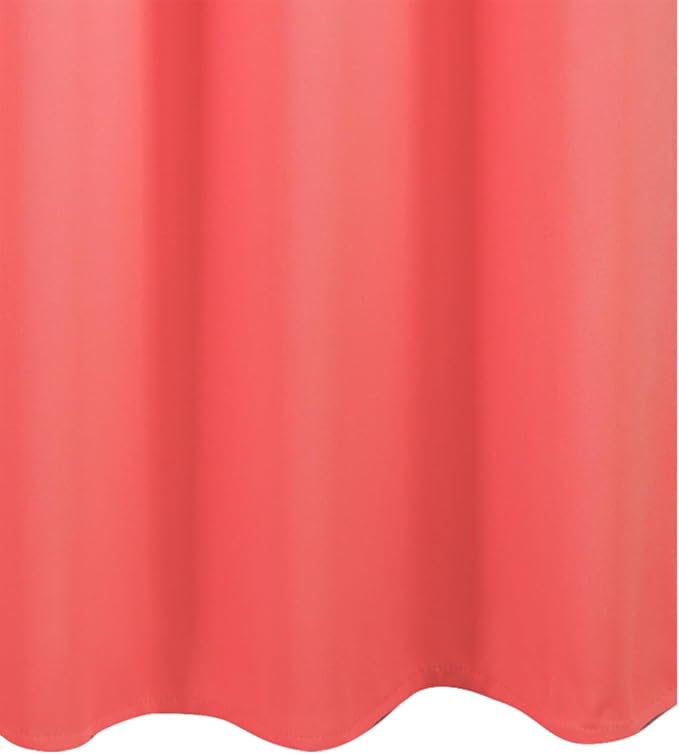 LEMOMO Blackout Curtains 66 x 72 Inch Long Coral Curtains Set of 2 Panels Room - Image 8