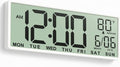 JALL 14.5" Large Digital Wall Clock Battery Operated by JALL