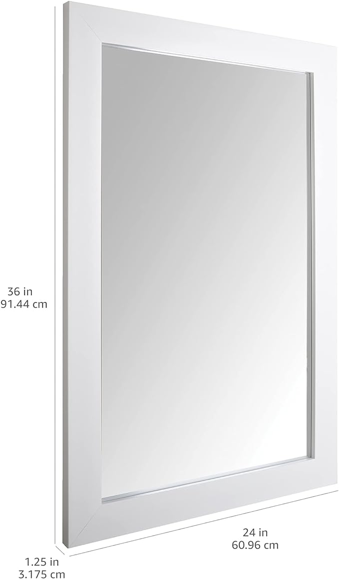 Amazon Basics Rectangular Wall Mount Mirror - Image 5