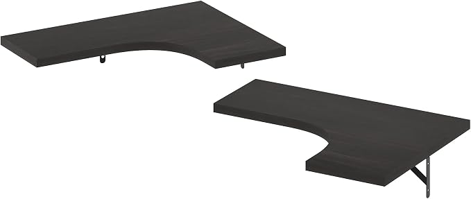 Furinno Rossi Wall Mounted Corner L-Shape Floating Display Shelves - Image 5