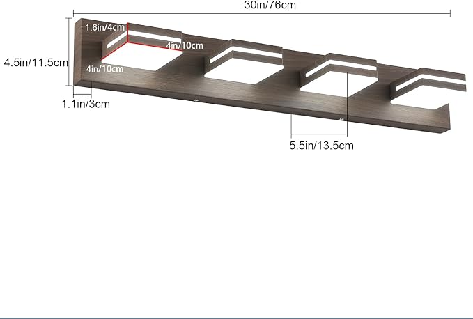 SineRise LED Modern Bathroom Vanity Light Fixtures - Image 3