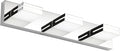 SineRise LED Modern Bathroom Vanity Light Fixtures, Chrome Modern Acrylic by SINERISELIGHTING