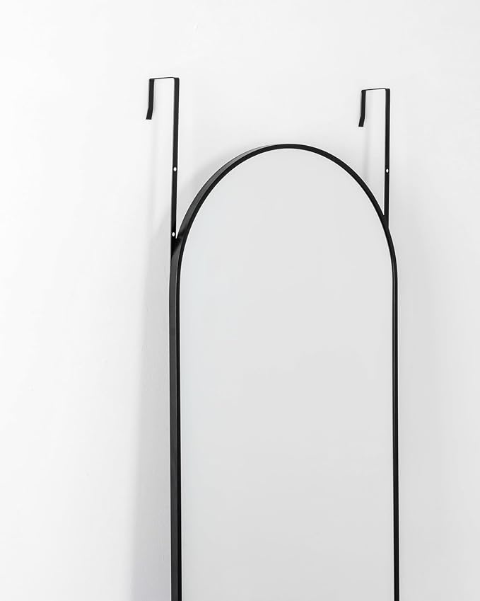 Otlsh 14"48" Arch Wall Mirror, Over The Door, Thin Frame Aluminum Alloy - Image 3