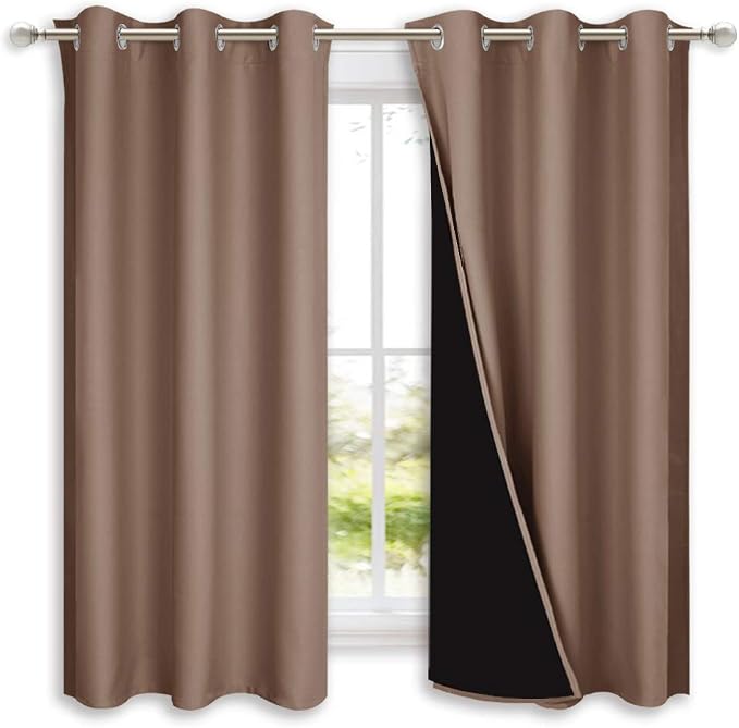 NICETOWN Total Blackout Panels for Nursery, Super Soft, Heavy Duty and Thick by NICETOWN