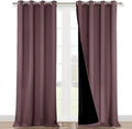 NICETOWN 100% Blackout Blinds, Dry Rose, Laundry Room Decor Window Treatment by NICETOWN