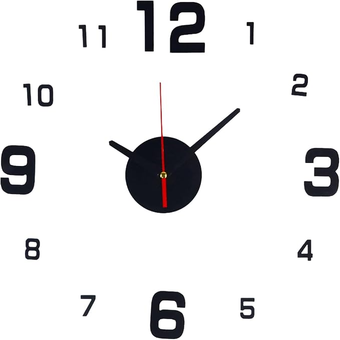 OceeK DIY Wall Clock, Modern Silent Non-Ticking, Battery Operated, 3D Quality by OceeK