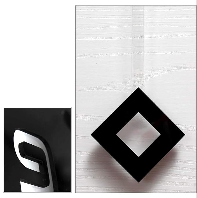 SHISEDECO Creative Mute Modern Large Pendulum Clock in Black and White Color - Image 7