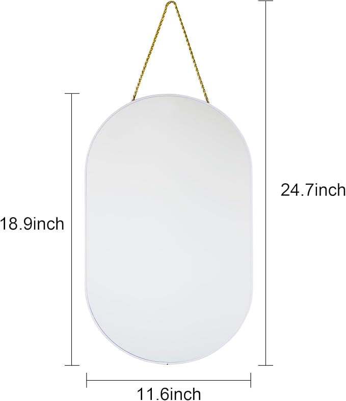 Oval Mirror, Oval Wall Mirror - Image 2