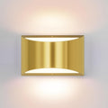 Aipsun Brushed Brass Wall Sconce Indoor Wall Lights Hardwired 1 Pack Up and by Aipsun