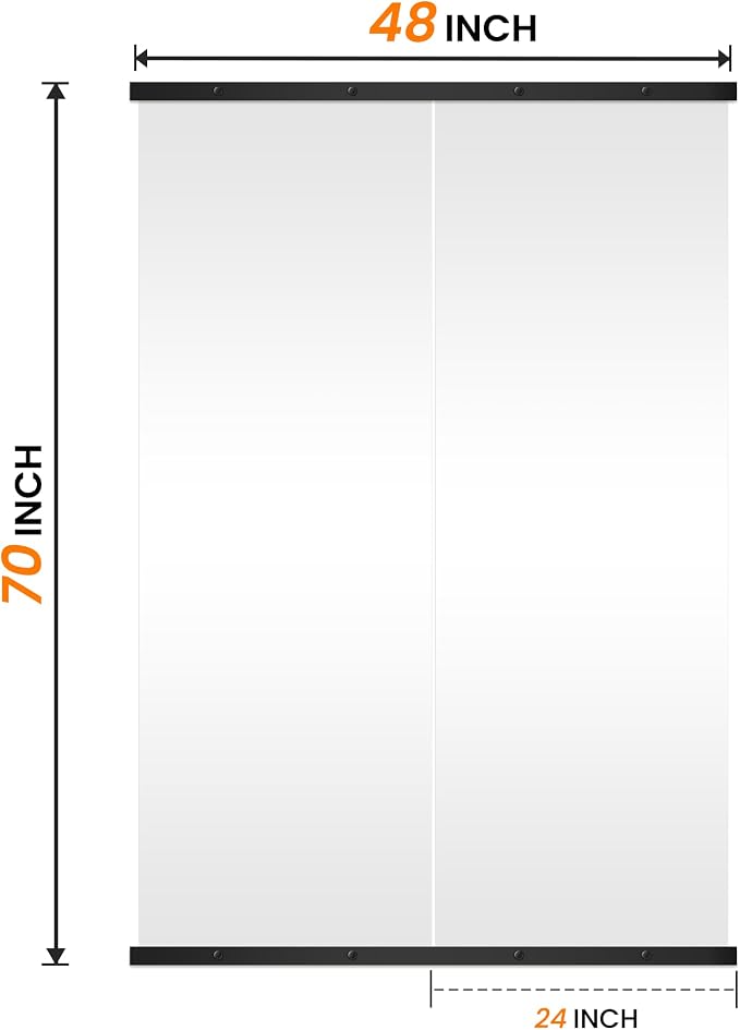 TRAHOME Home Gym Mirror for Wall, Glass Frameless Body Large Mirror for Home Gym - Image 7