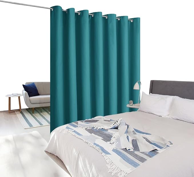 NICETOWN Room Divider Heavy Curtain Screen Partitions, Basement Hospital - Image 2