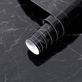 Arthome Black Marble, 17x393 Inches Peel and Stick Wallpaper, Marble Contact by ArthomeWALLDECOR