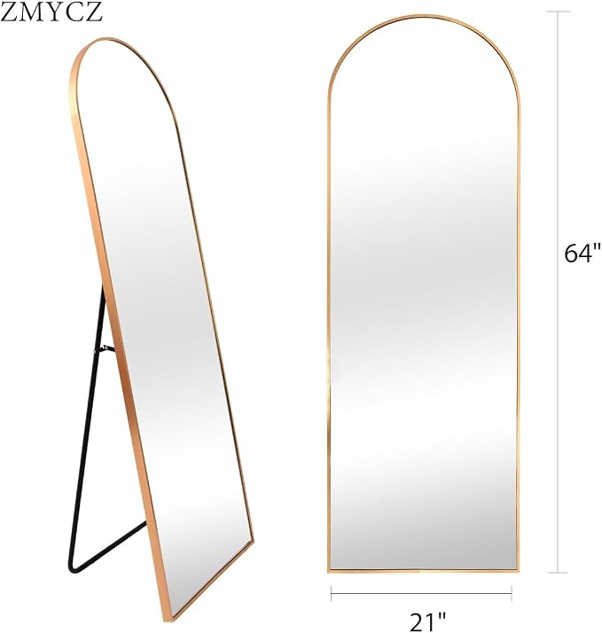 Floor Mirror, Arched Mirror Full Length, Freestanding Mirrors, Arch Floor - Image 3